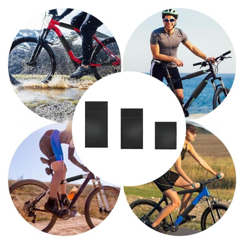 3/4Pcs Bicycles Frame Protective Cover Neoprene Chainstay Protector Bike Frame Protective Cover Bike Chain Guard