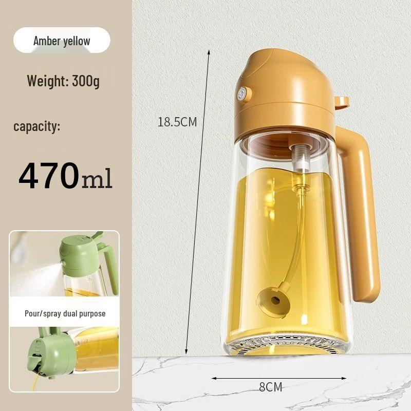 Automatic Oil Sprayer: Effortlessly mists edible oil with a thickened spray for kitchen use, offering an ideal cooking solution.