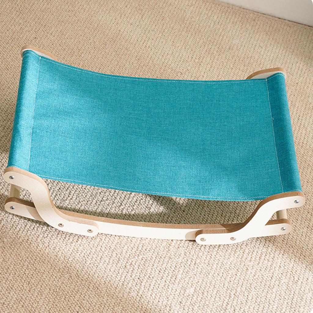 Cat Rocking Chair 4 Season Universal Minimalist Pine Cat Hammock Bed for Pet Supplies