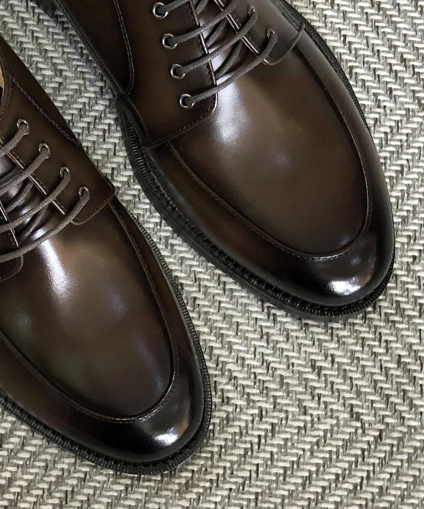 Joenshoe Human Loop U-Tip Oxford Middle Brown