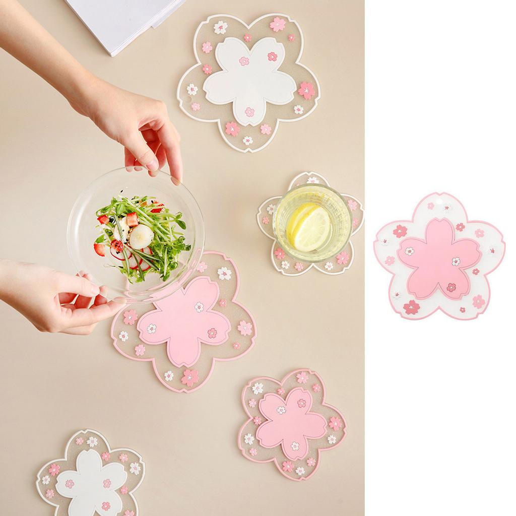 Домашние Настольные Коврики Силиконовый Милый Девочка Коврик для Мисок Коврик для Чашки ПВХ Коврик Изоляционная Подкладка