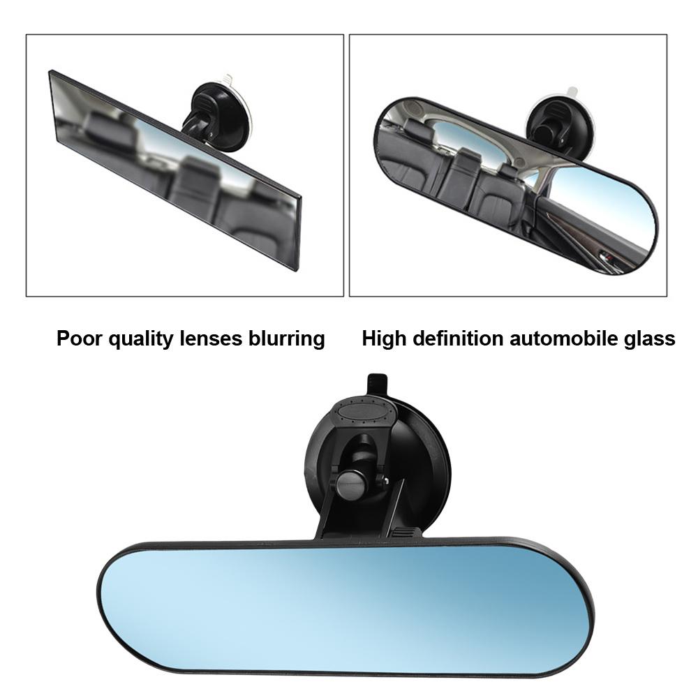 Rear View Mirror, Universal Car Truck Mirror 360degrees Adjustable Interior RearView Mirror with Suction