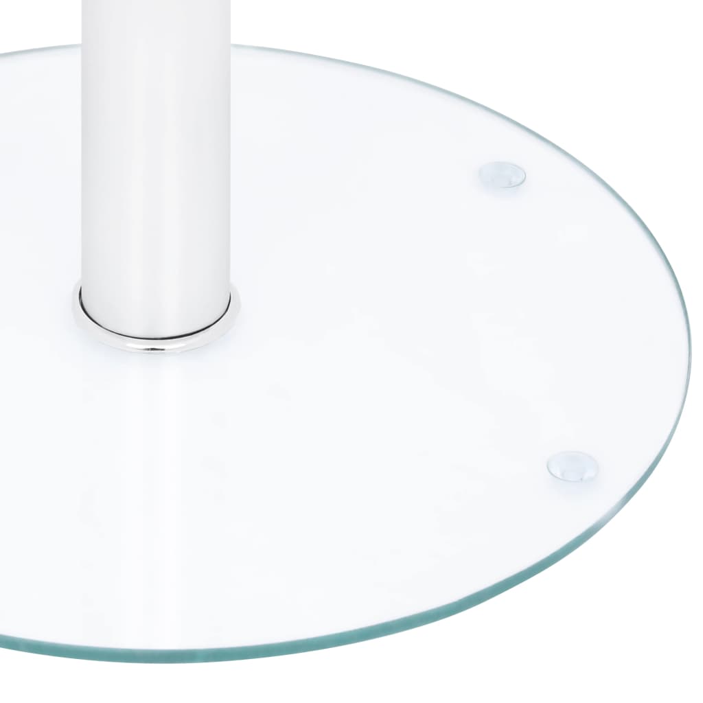 Transparent Coffee Table 40 cm Tempered Glass
