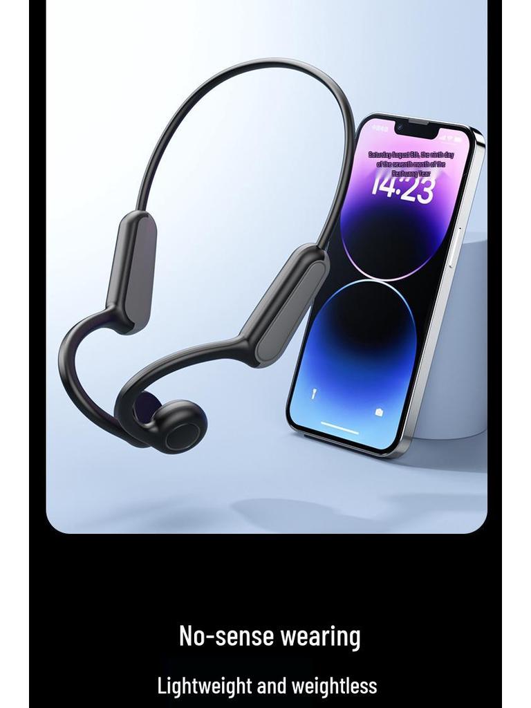B8 Водонепроницаемые Bluetooth-наушники для спорта с костной проводимостью - Беспроводные, Внутриканальные, Подарок