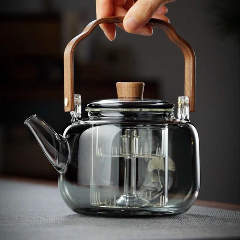 Hanyou High Borosilicate Steaming & Cooking Teapot