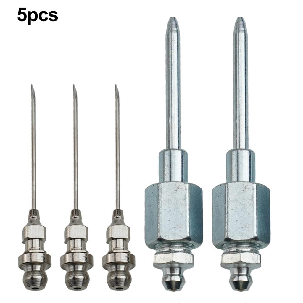 Набор из 5 игл для инжектора смазки с муфтой для технического обслуживания автомобилей