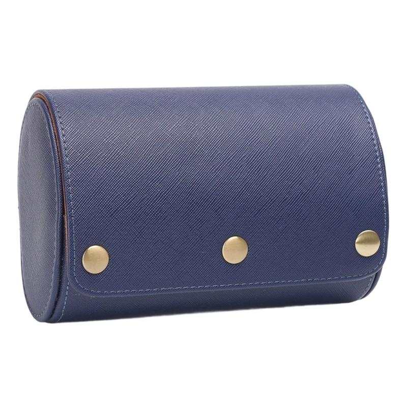 Контейнер для часов Кожаный футляр для часов Защитная коробка Стильный кейс-витрина для наручных часов Держатель Элегантный контейнер для украшений