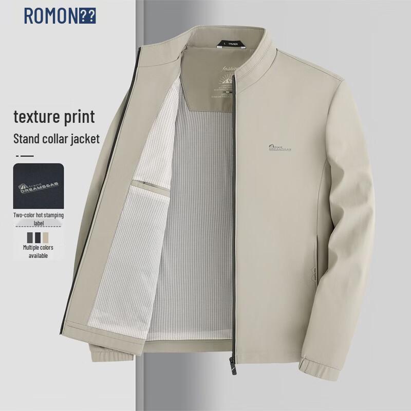ROMON Мужская куртка в стиле business casual со стойкой