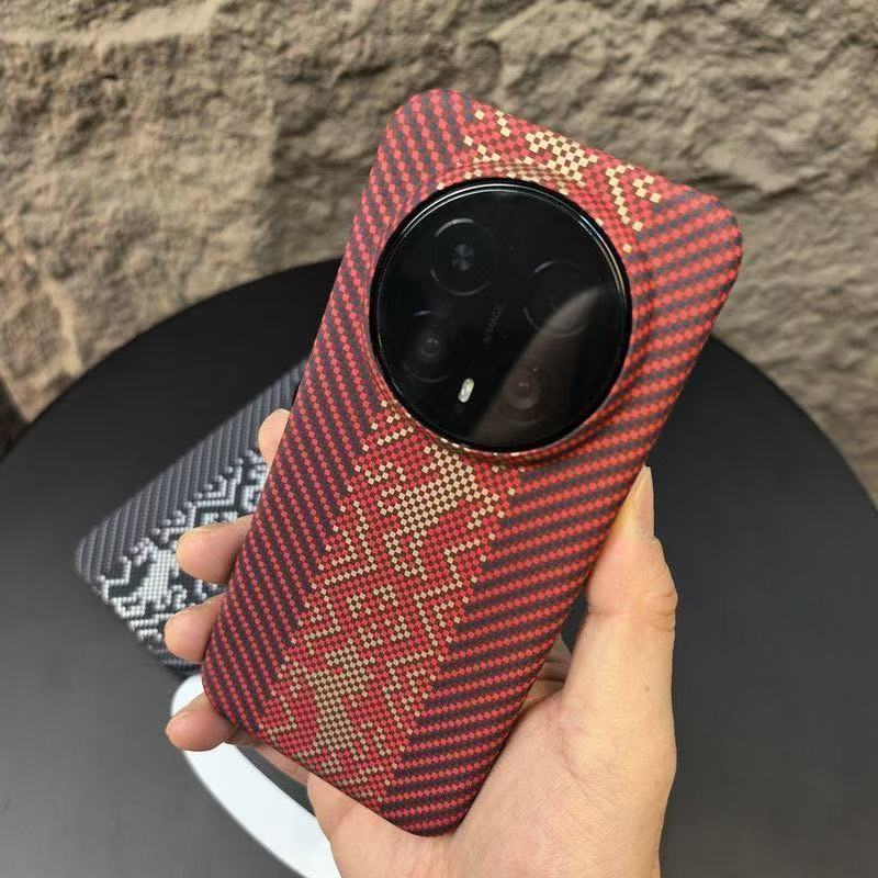 Пластиковый чехол для телефона с текстурой кевлара и углеродного волокна для Huawei Honor Magic 8 7 6 Pro, ударопрочный, тонкий, безрамный, охлаждающий
