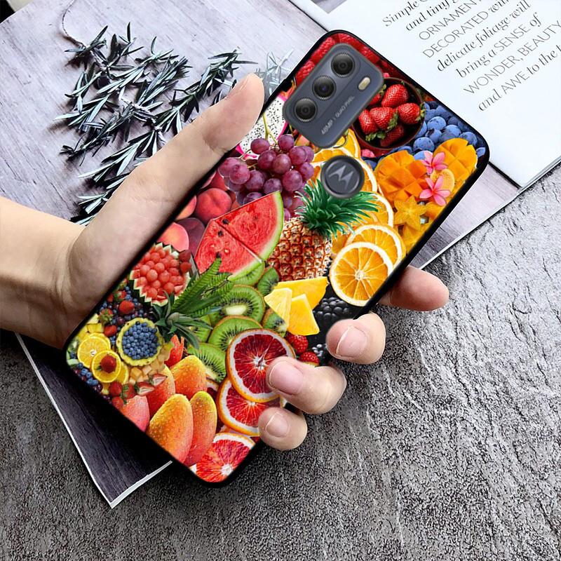Чехол для телефона Fruits для Moto G84 G22 G32 G42 G52 G62 G53 G72 G60 G60S G24 G10 G20 G30 G13 G50 G 5G G Pure