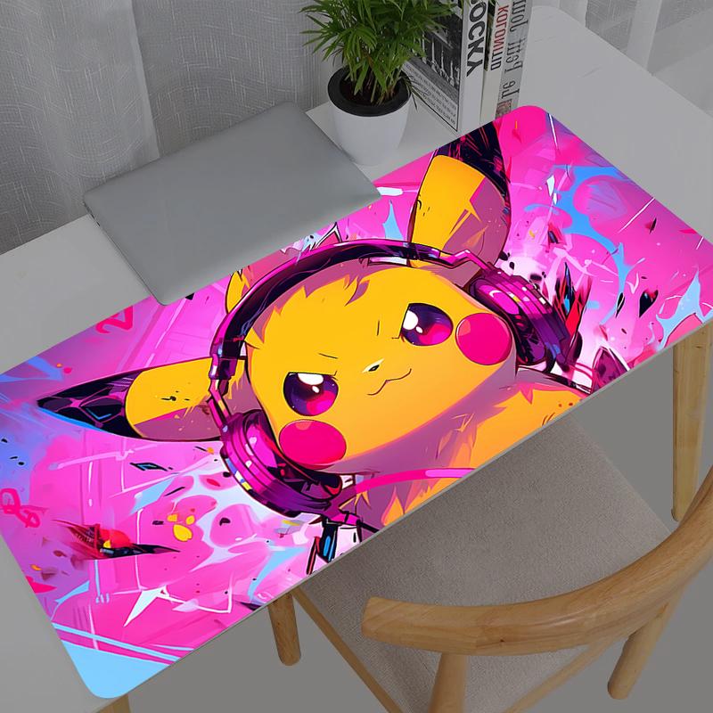 Mouse Pad Larger Pokemon Pikachu Durable XXL x Speed Mini Pc Computer Keyboard Desk Mat Gaming Accessories Mousepad