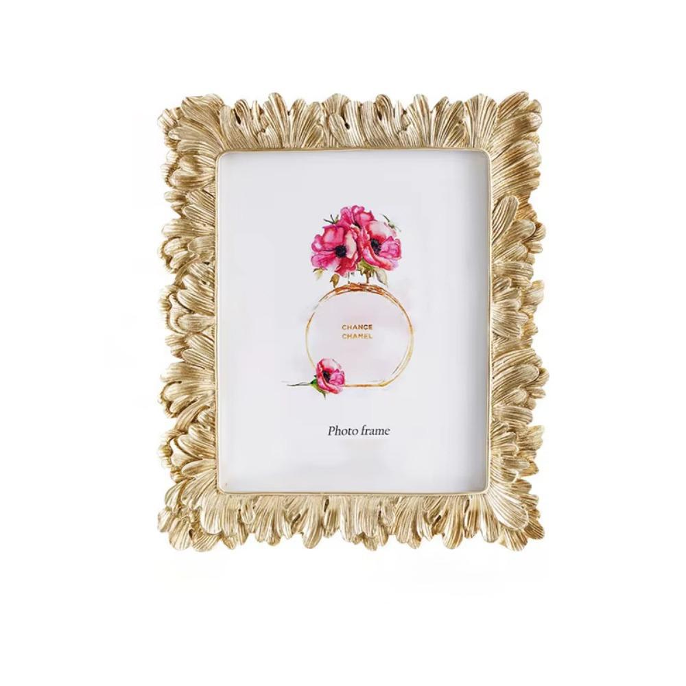 Антикварный держатель для фото, легкая фоторамка, украшения, рамки для фотографий в виде листьев, гостиная