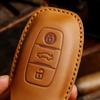 New Premium Cowhide Car Key Cover for Hongqi HS5, New H9, and HS7 Models