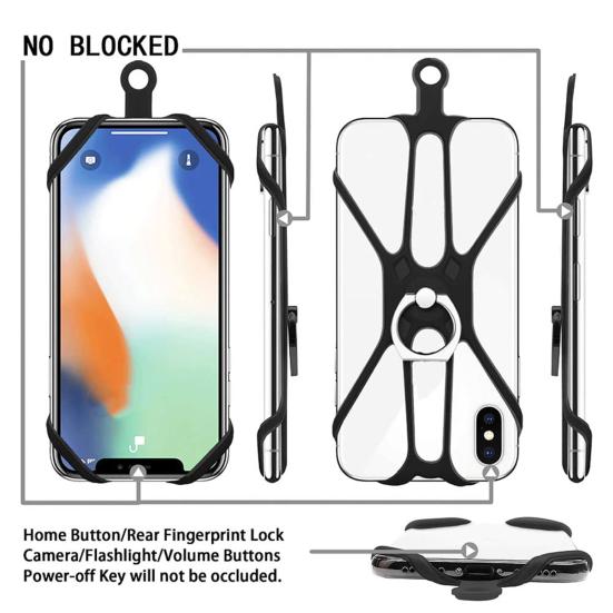 Phone Lanyard Flexible Resistant Wear Universal Quick-Release Simple Installation Phone Fit Cell Rope Lanyard