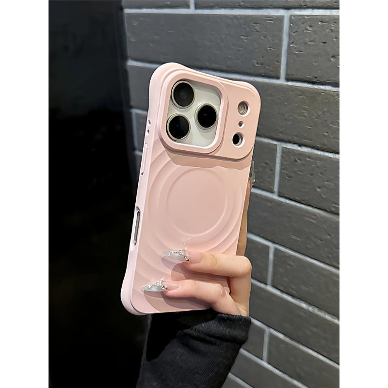 Силиконовый чехол с магнитным рисунком в виде волн, полное покрытие, для iPhone 17 iPhone 16 Pro
