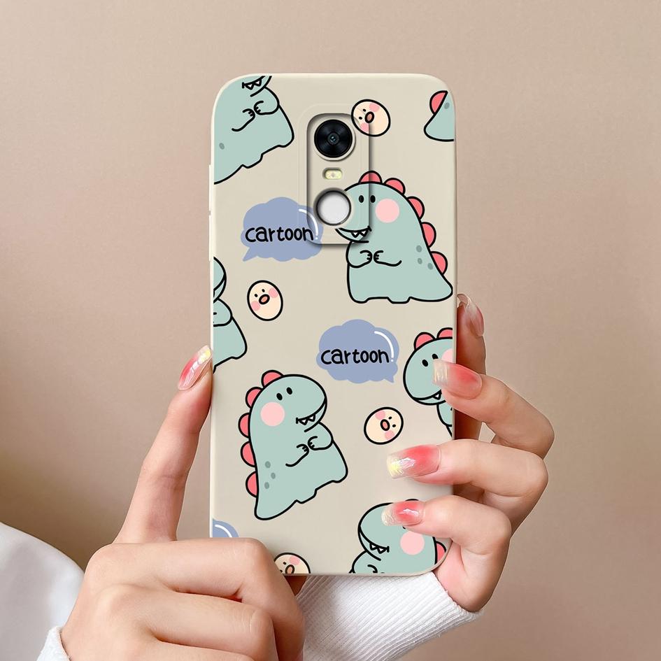 Чехол для Redmi Note 8 7 7S 9 9S 9T 10 10S 10T 5 K80 Pro Max Plus Naughty Dinosaur Patterns Мягкий силиконовый чехол премиум-класса для защиты Redmi Capa