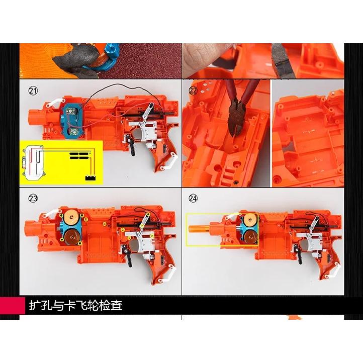 Worker Modified 132 130 180 Motor Set Accessories for Nerf STF/CS-18 Rebelle Rapid Red Blaster HyperFire RegulatorECS-10