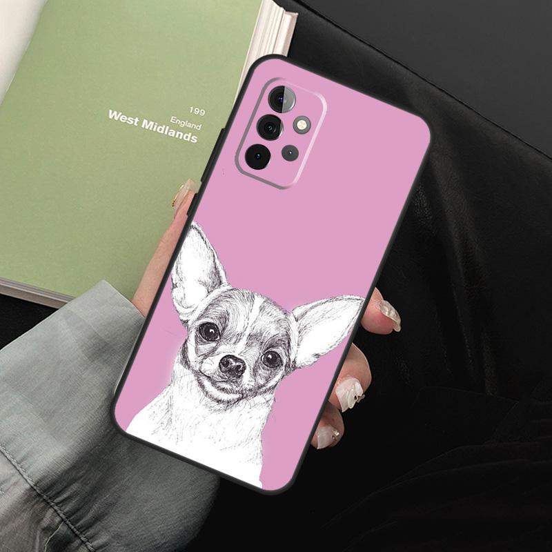 Chihuahua Dog For Samsung Galaxy A16 A06 A56 A36 A26 A05 A22 A32 A52 A54 A34 A14 A55 A15 A53 A33 A35 Case