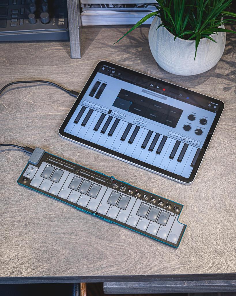 MIDI-клавиатура KORG nanoKEY Fold включает цвет Alpine Green AG (25 клавиш, компактный, контроллер, DTM, USB, питание по шине, плагины) - - NANOKEY-FD