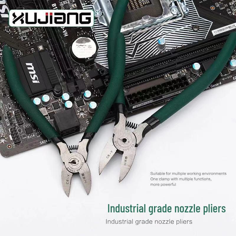 Водопроводные клещи и кусачки для проволоки: 5-6 дюймов по диагонали Инструменты электрика и мини-электронные плоскогубцы