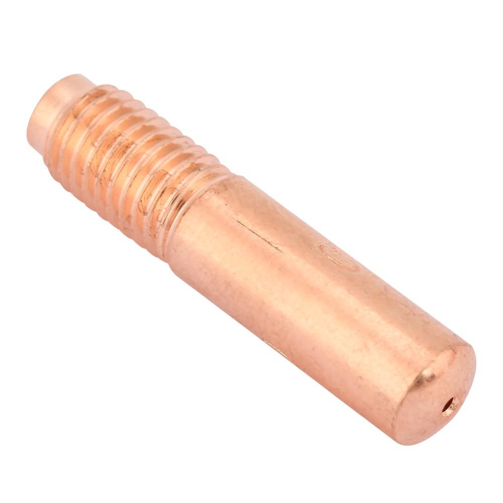 10 Pcs Smooth Surface MIG Welding Contact Tips 0.9mm Size Copper Contact Tips Welder Accessories