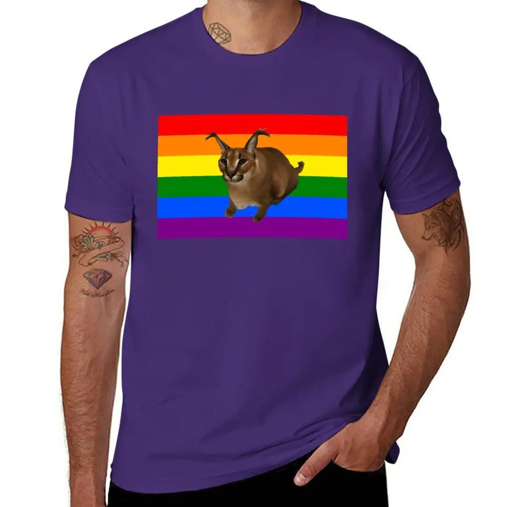 big floppa pride T-Shirt blacks vintage clothings