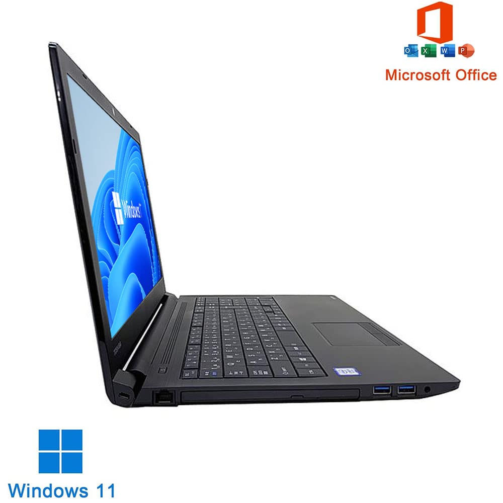 Ноутбук б/у Toshiba Dynabook 5-го поколения Corei5 Память 8 ГБ Высокоскоростной SSD 256 ГБ Windows 11 Оснащен дюймовым ЖК-дисплеем Беспроводная локальная сеть Цифровая клавиатура