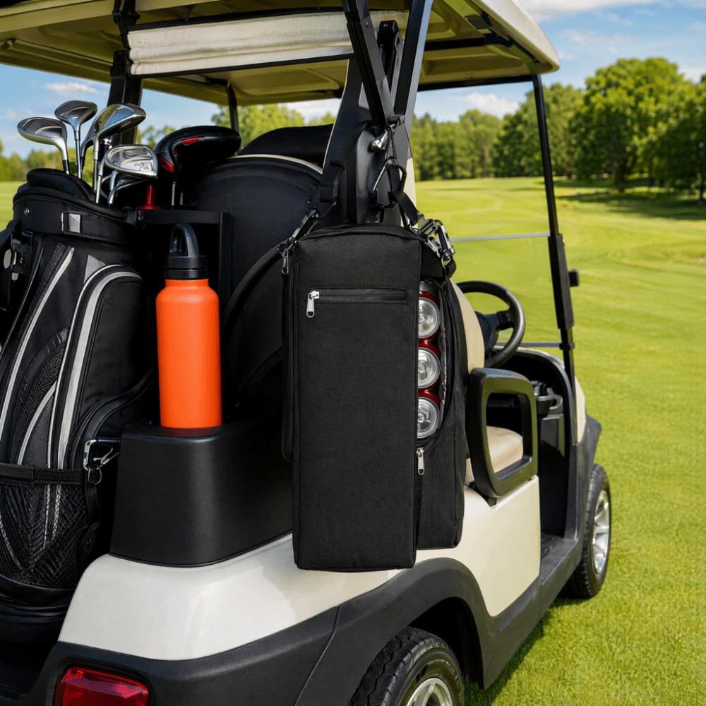 Oxford Fabric Golf Cooler Bag Soft Golf Bag Cooler Sleeve Durable Insulated Drink Cooler  Beach