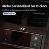 Car Metal Colourful Stickers Personalised Car Emblem Sticker For Volkswagen VW Golf Jetta Passat mk4 mk5 mk6 CC B5 B6 B7 Golf 4 zj5