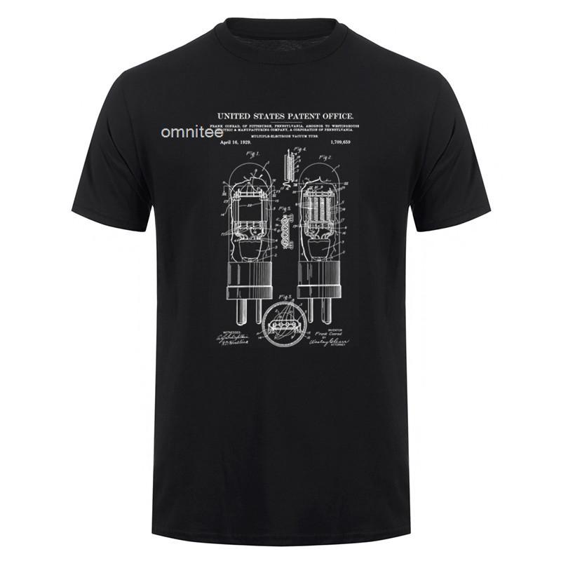 Analog Vacuum Tube TShirt for Radio and Amp Collectors Funny Electron Valve Lover T Shirts Summer Streetwear Gifts HJ057