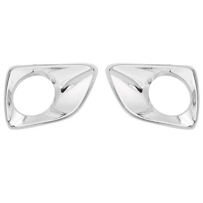 2 шт. Накладки на крышки передних противотуманных фар, хромированные, декор противотуманных фар, подходят для Nissan Navara NP300 Frontier