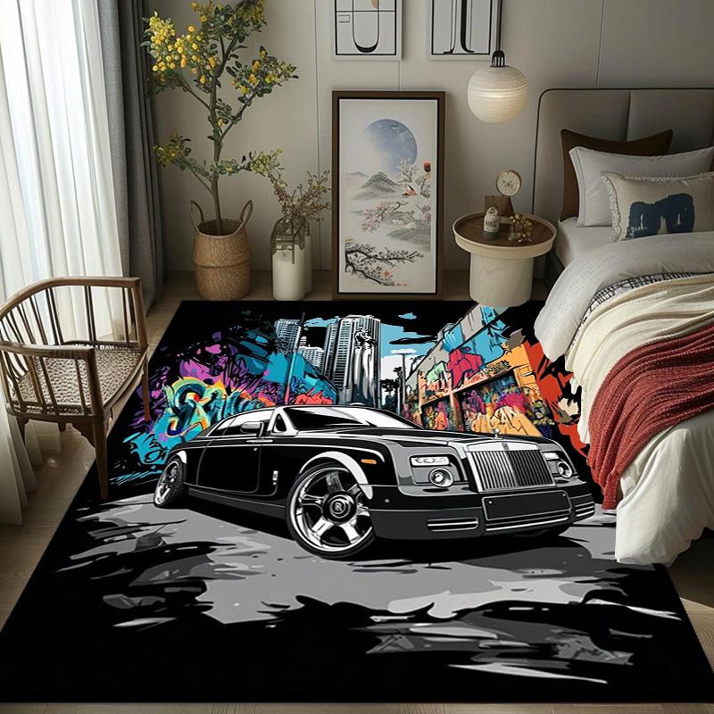 Rolls Royce Elegance Luxury carpet Suitable for all seasons Living room and bedroom mats Protective pad Bathroom mat Fashion