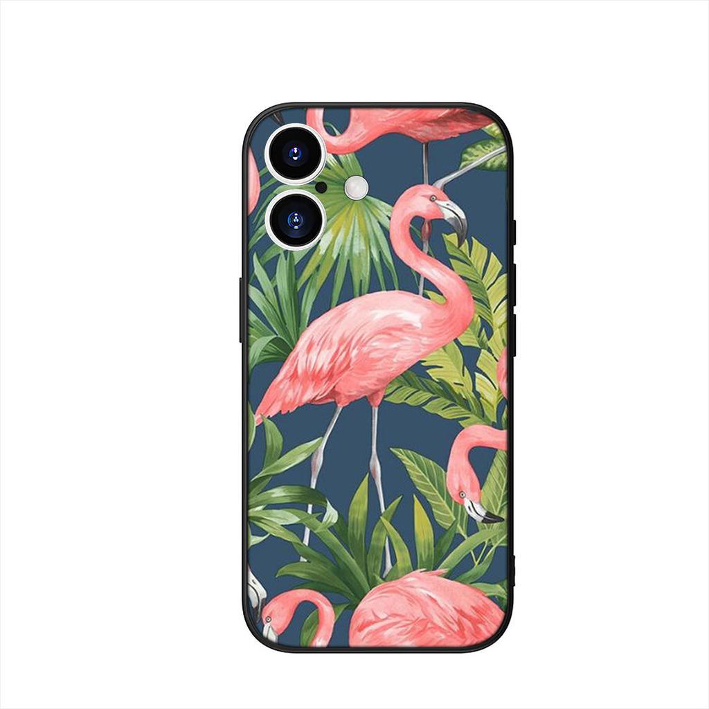 Flamingo Phone Cover Case for Apple iPhone 16 15 14 Plus 13 12 Mini 17 Pro Max + 16E Air 16+ ProMax Casing