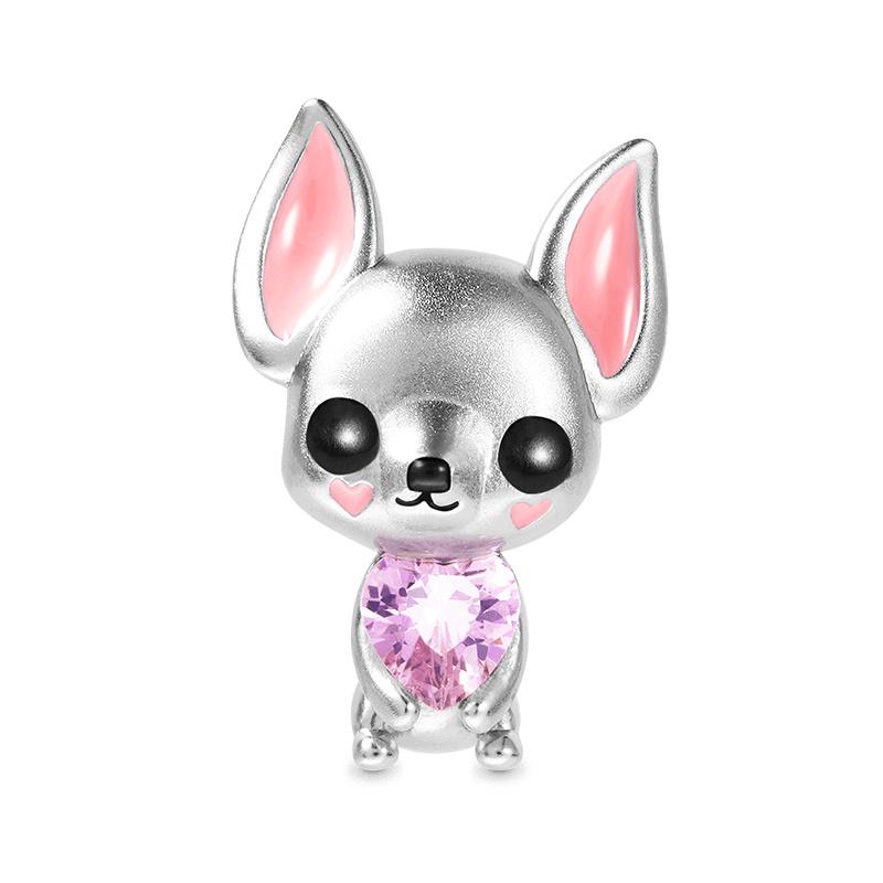 Pet Dog Series,925 Sterling Silver,FRENCH BULLDOG,Chihuahua,Maltese Dog,Fit Original Pandora Bracelet,DIY Jewelry Charm Bead