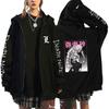 Oversized Hoodie Death Note Zip Up Hoodie Moletom Feminino Casual Streetwear Sweatshirts Vetement Homme Anime Tops Jackets