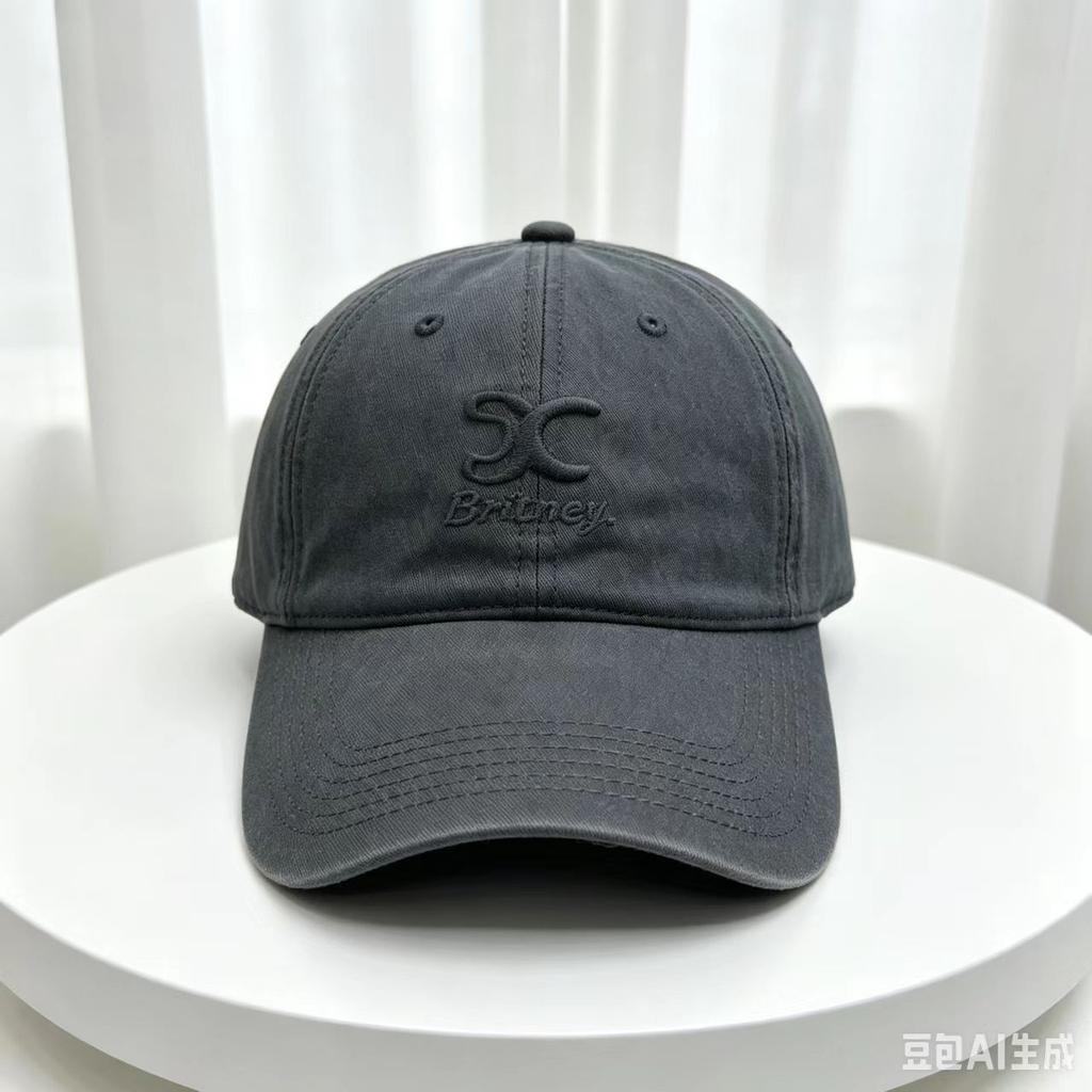 New broken brim letter embroidery tide brand baseball cap children versatile travel niche personality cap men tide
