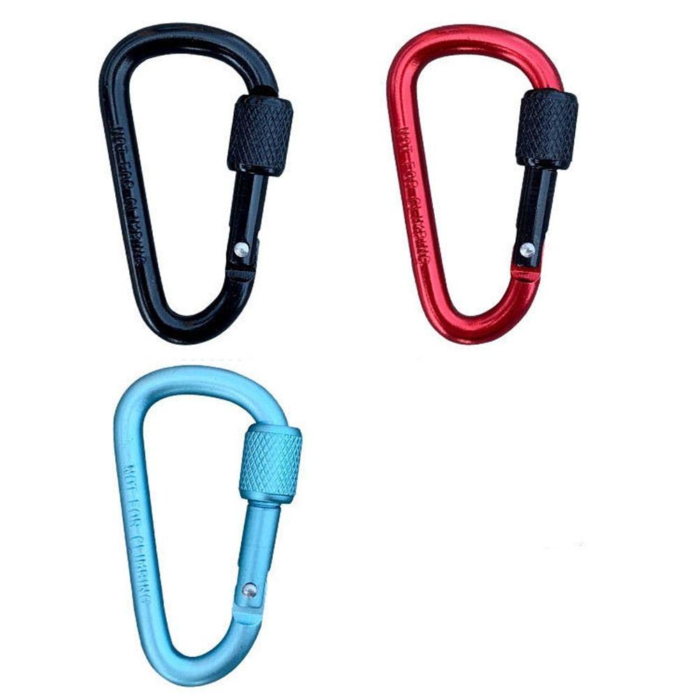 Multi Colors Outdoor Sports Buckle with Lock Climbing Button New Camping Hiking Hook Outdoor Tool