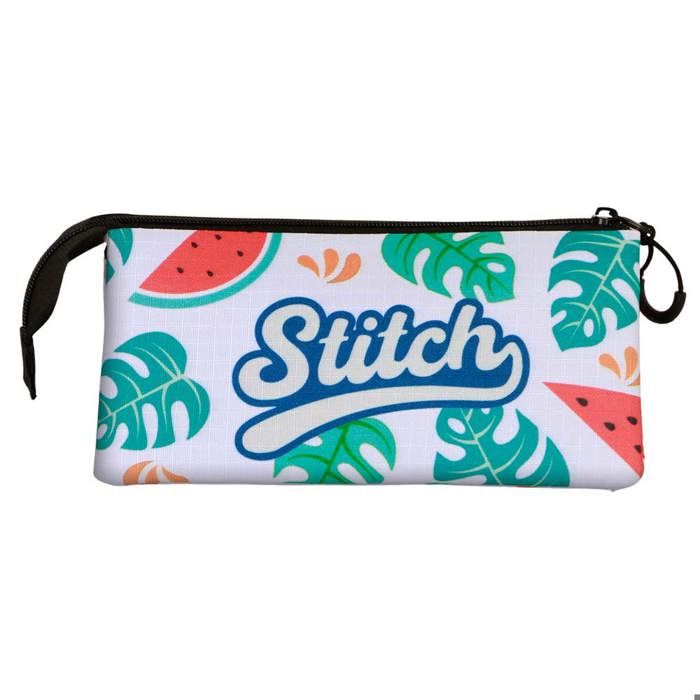 Trousse Triple - Disney Lilo et Stitch Frog - Multicolore - Taille Unique