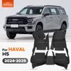 Car Floor Mats For HAVAL H5 2024 2025 Automobile Carpet Cover Interior Details Accessories Protective Pad Parts