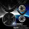 Магнитное ожерелье Bandel Healthcare Earth Cosmic Edition, ожерелье для здравоохранения Earth Cosmic Edition, 52 см, полностью черное