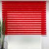 Рулонные шторы Красное окно для магазина «День и ночь» Занавеска «Зебра» % 100 Полиэстер Алюминиевый корпус