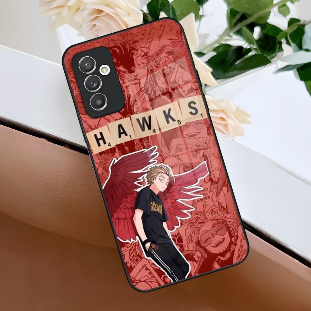 My Hero Academia Hawks Phone Case for Samsung A15 A25 A35 A55 A14 A24 A34 A54 A13 A23 A33 A53 A12 A22 A32 A52 A11 A05 Cover