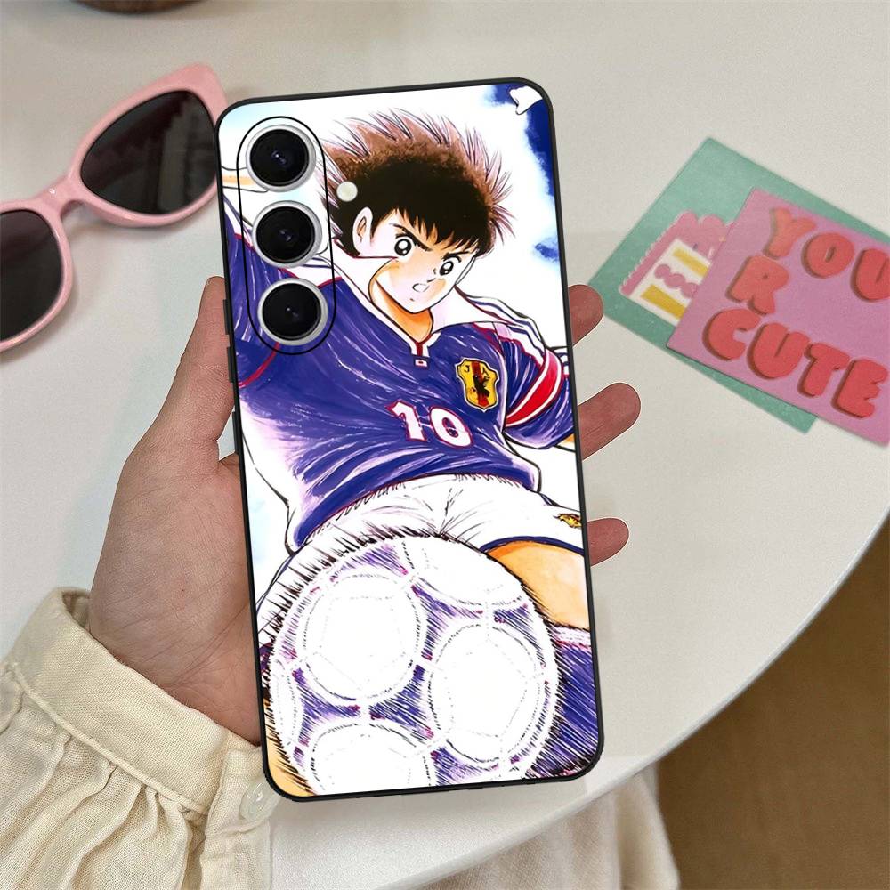 Чехол для телефона с аниме Капитан Цубаса Для Samsung S 24 fe 25 Ultra plus 20 lite 21 30 22 23 24 22 Ultra 5G Fundas