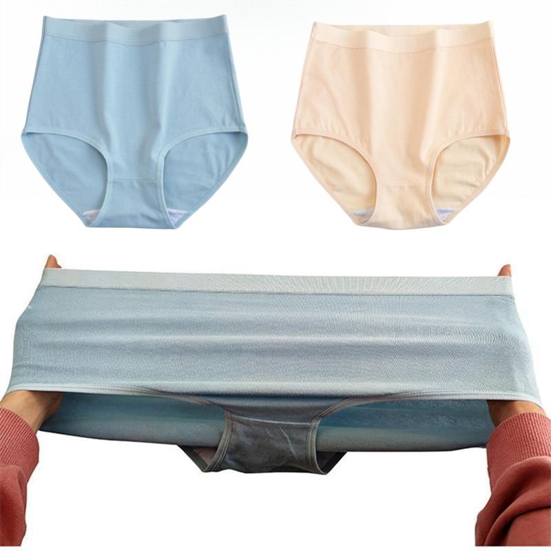 Breathable Women's Cotton Underpants Hygienic Pants Plus Size Women Briefs Underwear