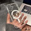 Мультяшный акриловый чехол для телефона Apple iPhone 11, 12, 13 Pro, 14, 15, 16, 17 Pro Max - Дизайн «Пять щенков»