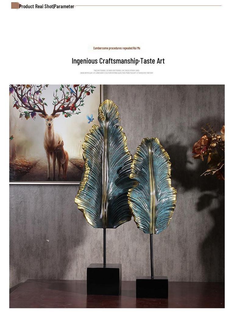 Large Banana Leaf Ornament for Home Decor: Ideal Grand Opening or Housewarming Gift