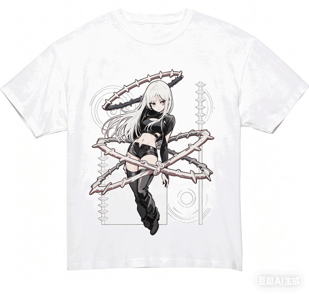 NieR Automata Аниме Любитель Футболка Круглогодичная одежда Личность Одежда Большой Размер Унисекс Новая модель Для пар Высокое качество Мягкая