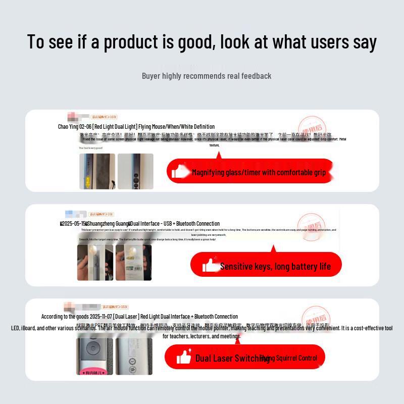 Ugreen Двойной лазерный PPT-презентер с Bluetooth