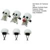 3Pcs Skull Car Air Fresheners Gothic Smiling Skull Car Vent