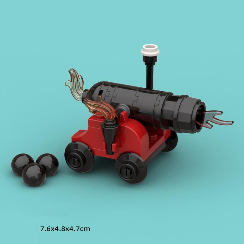 MOC Средневековая Мебель Строительные Блоки Пушка Козья Кожа Стойка Прялка Карта Письменный Стол Ткацкий Станок Кирпичи Игрушки Подарок для Детей